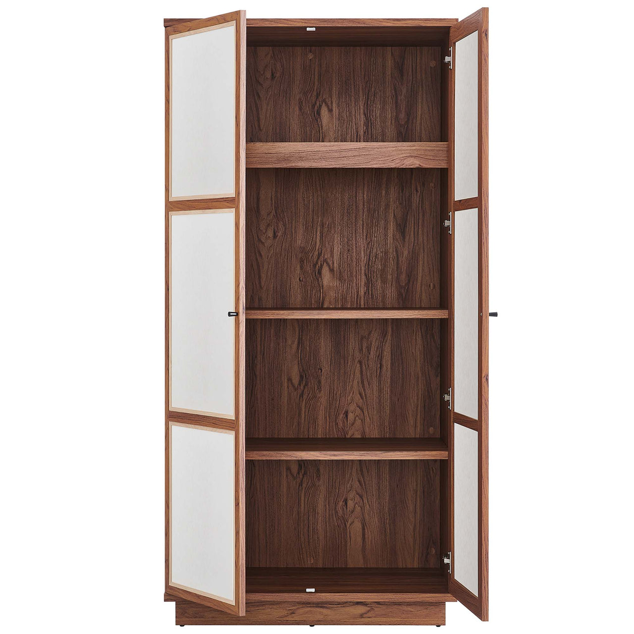 Embria Tall Storage Cabinet, Walnut