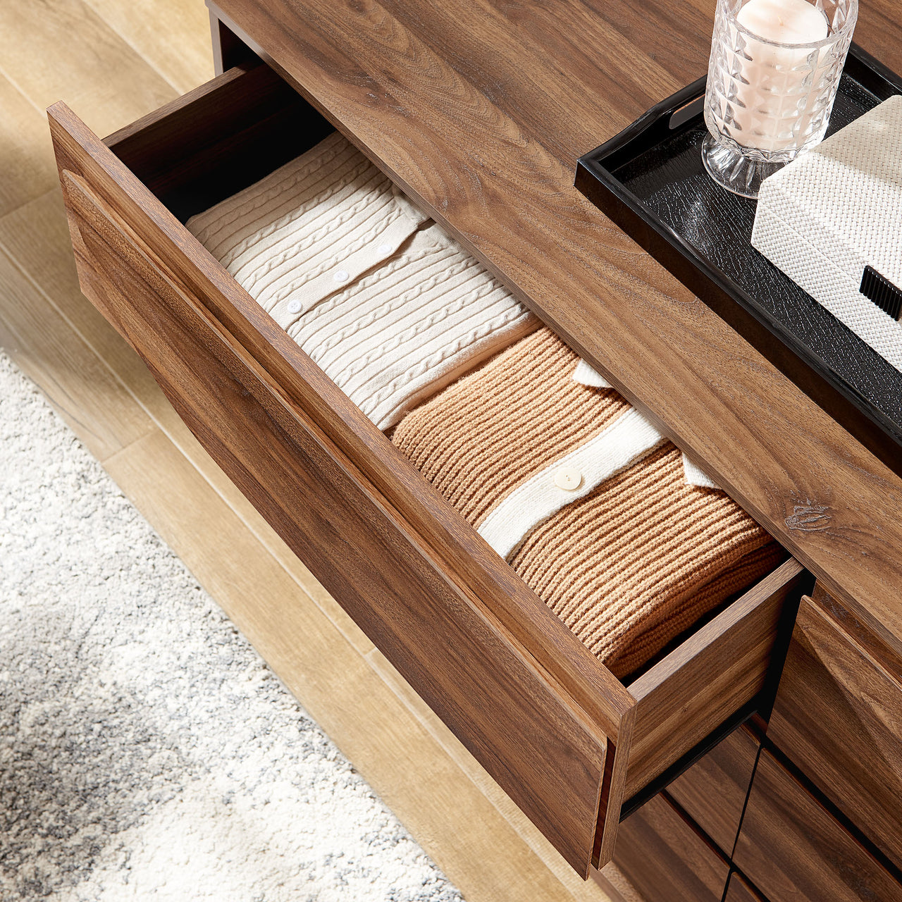 Kavix Dresser, Walnut