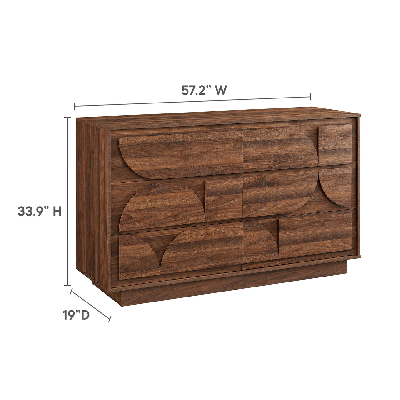 Kavix Dresser, Walnut