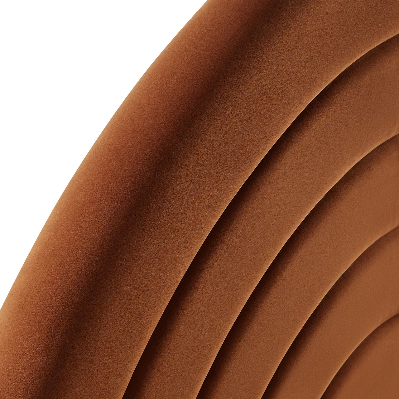 Firmament Upholstered Velvet Full Headboard, Terracotta