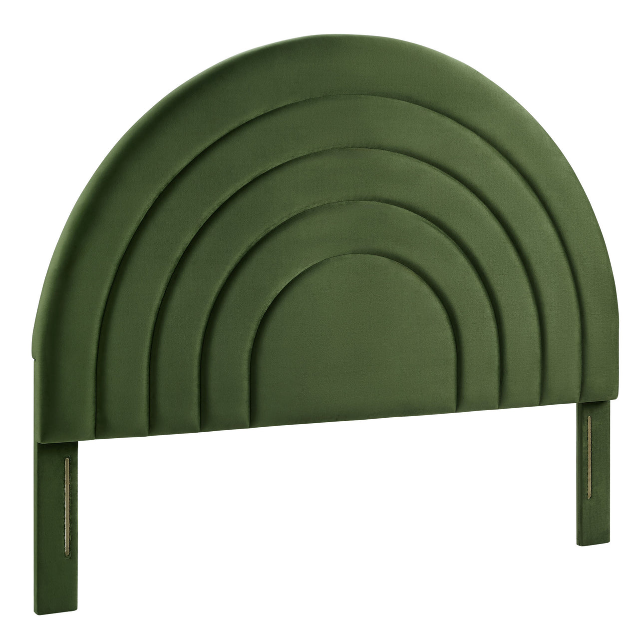 Firmament Upholstered Velvet King Headboard, Basil