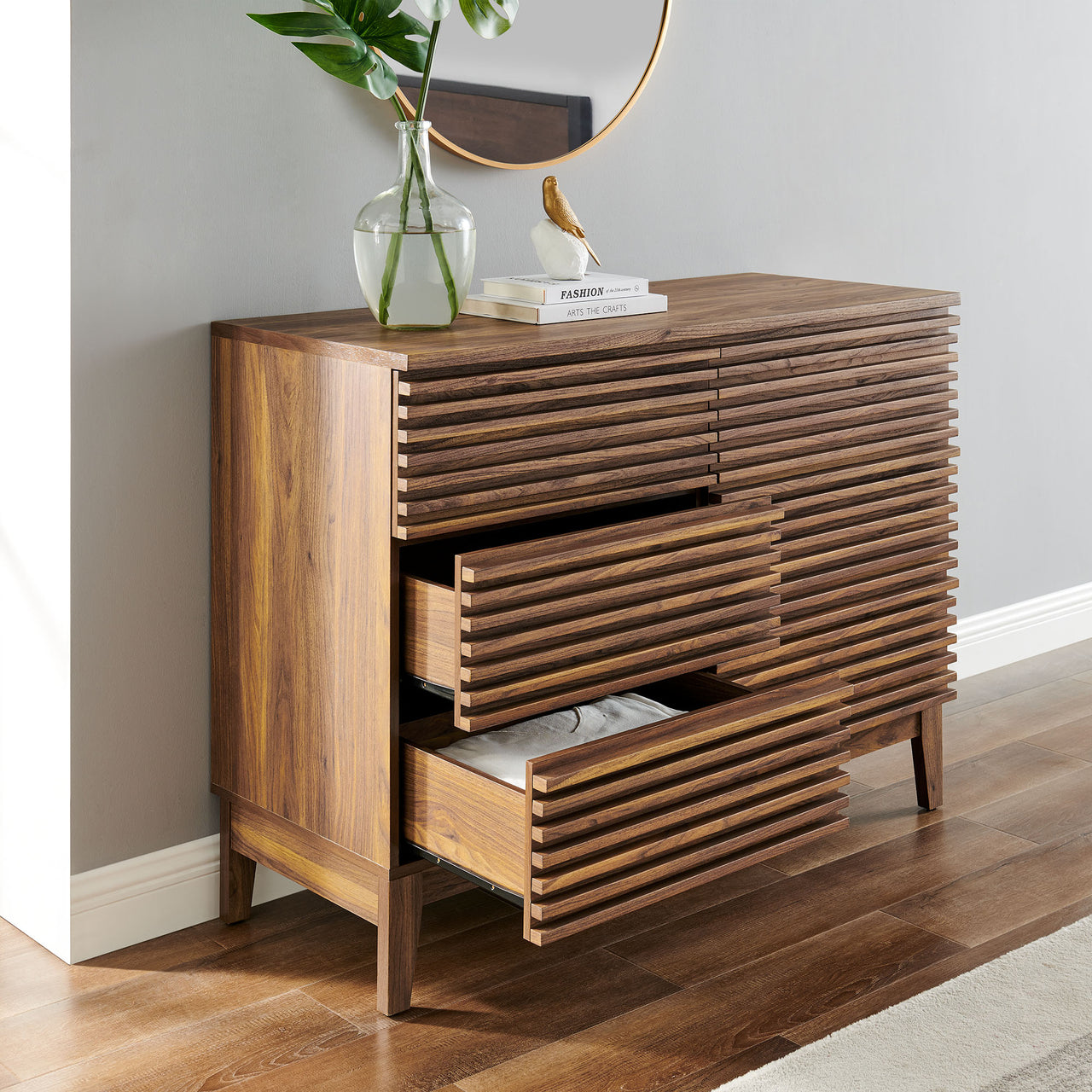 Ventra Dresser, Small, Walnut