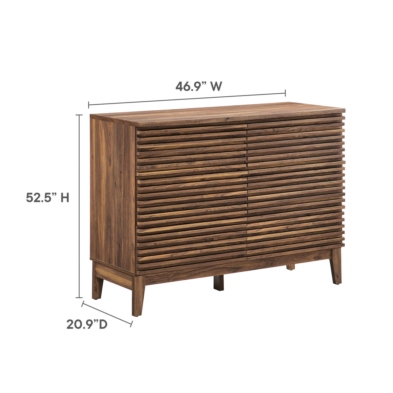 Ventra Dresser, Small, Walnut