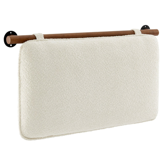 Counting Sheep Twin Headboard, Cream & Walnut