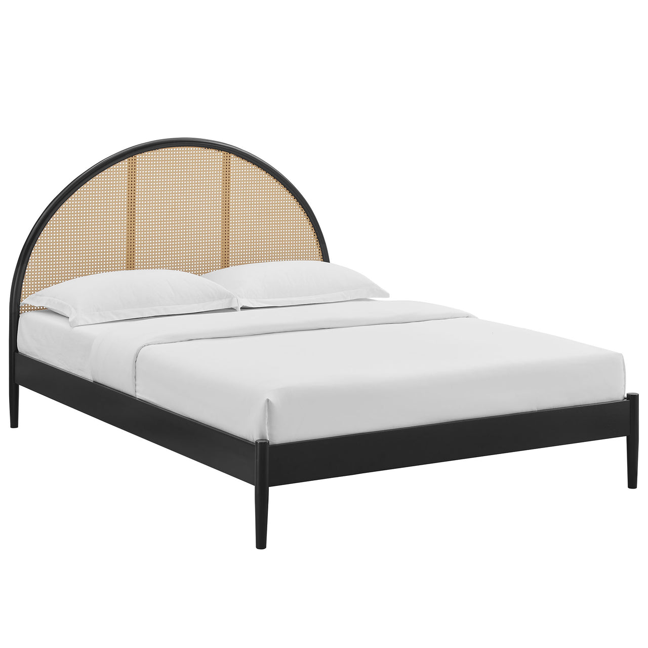 Senyra Queen Platform Bed, Black