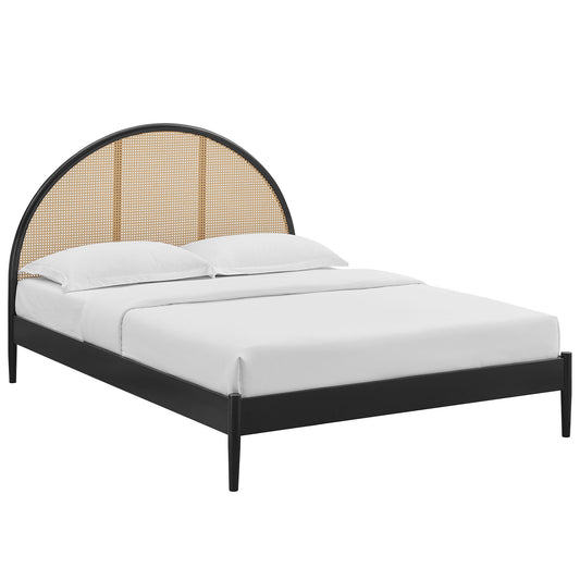 Senyra Queen Platform Bed, Black