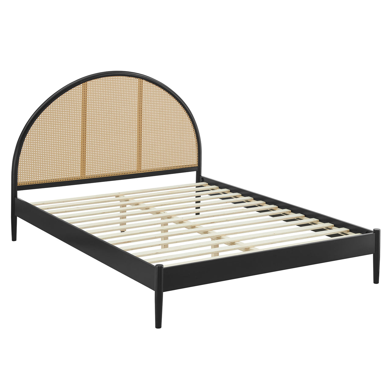 Senyra Queen Platform Bed, Black