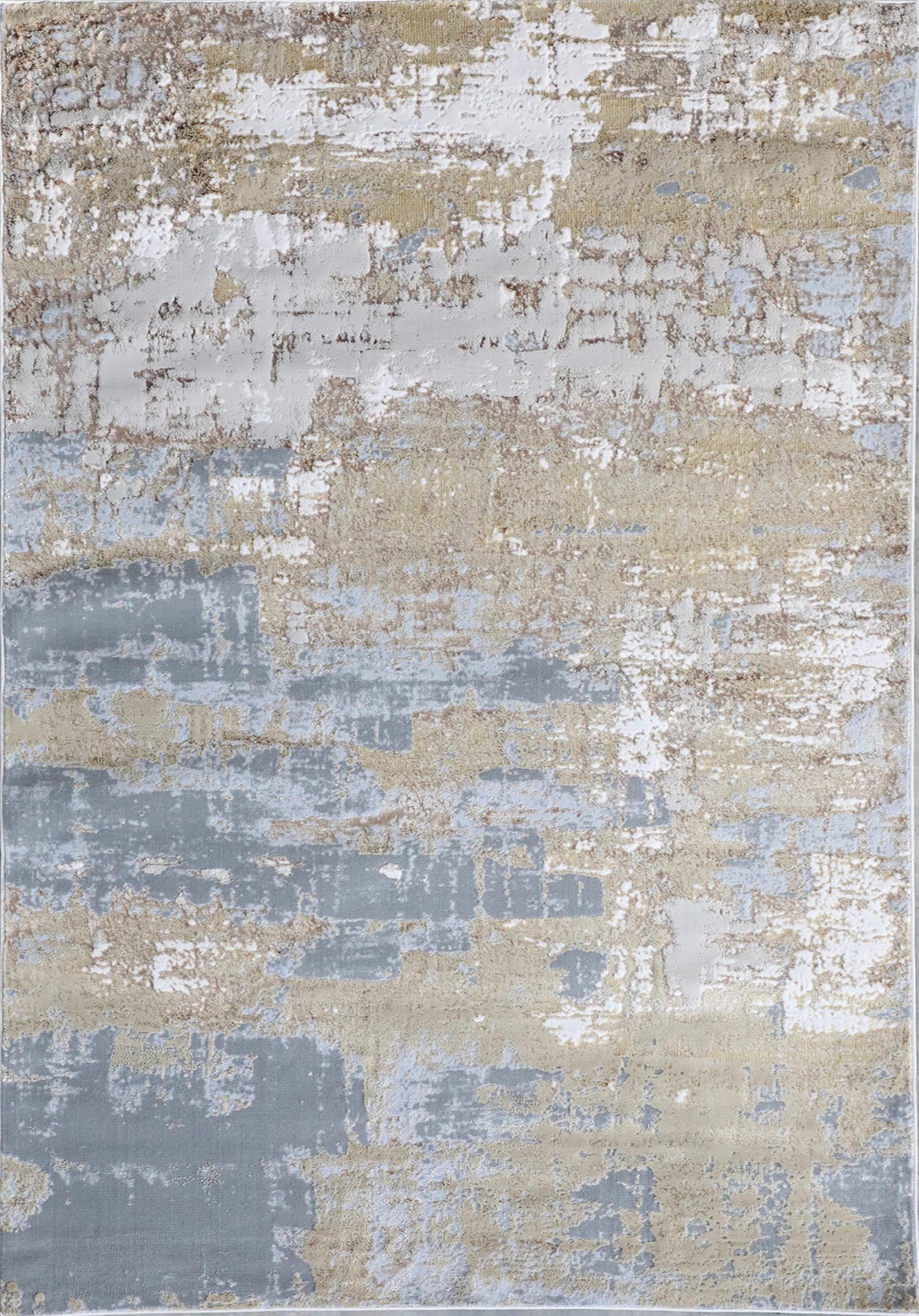 Maximus Emotion Indoor | Outdoor Area Rug, Beige & Gold