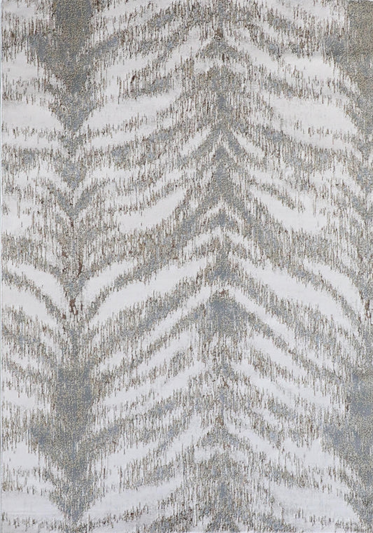 Maximus String Theory Indoor | Outdoor Area Rug, Gray
