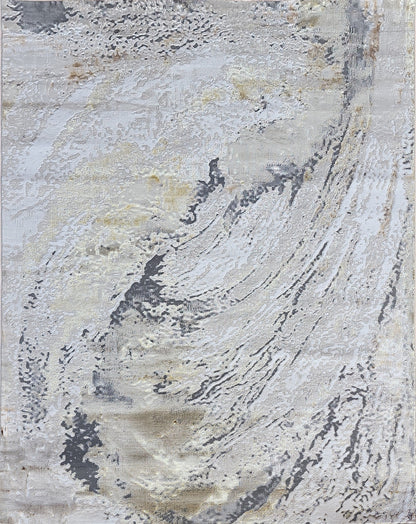 Maximus Cyclone Indoor | Outdoor Area Rug, Gray & Platinum