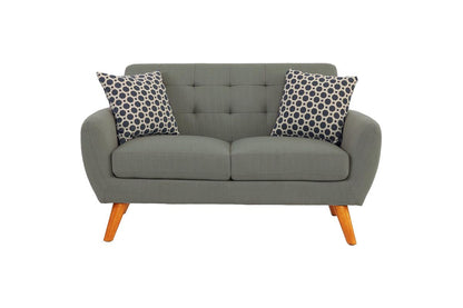 Chelsea 2-Piece Sofa and Loveseat Set, Moss Linenette