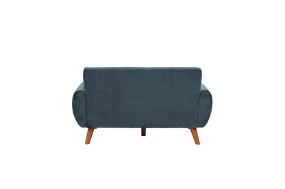 Kenneth 2-Piece Sofa and Loveseat Set, Slate Velvet