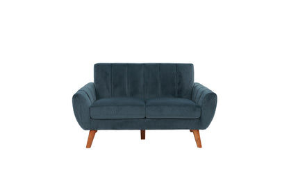 Kenneth 2-Piece Sofa and Loveseat Set, Slate Velvet