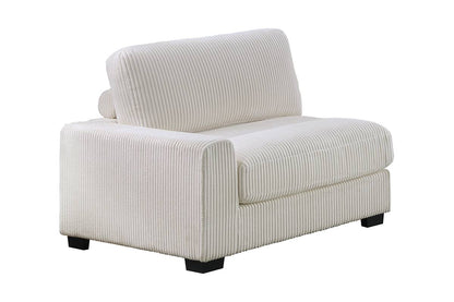 Winston Custom Modular Sectional, Ivory Corduroy