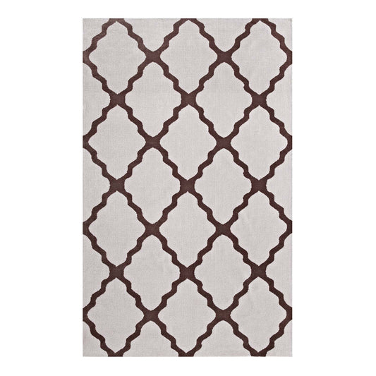 Rivula 8x10 Area Rug, Brown & Gray