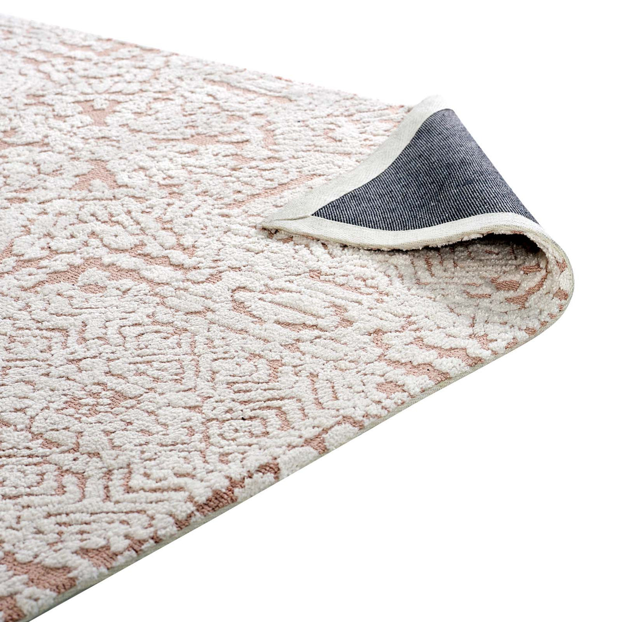 Sanctum 8x10 Area Rug, Ivory & Rose
