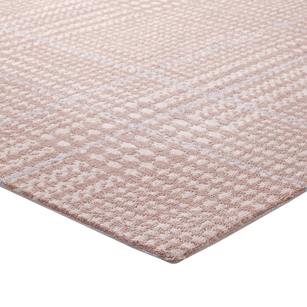 Macroverse 5x8 Area Rug, Rose