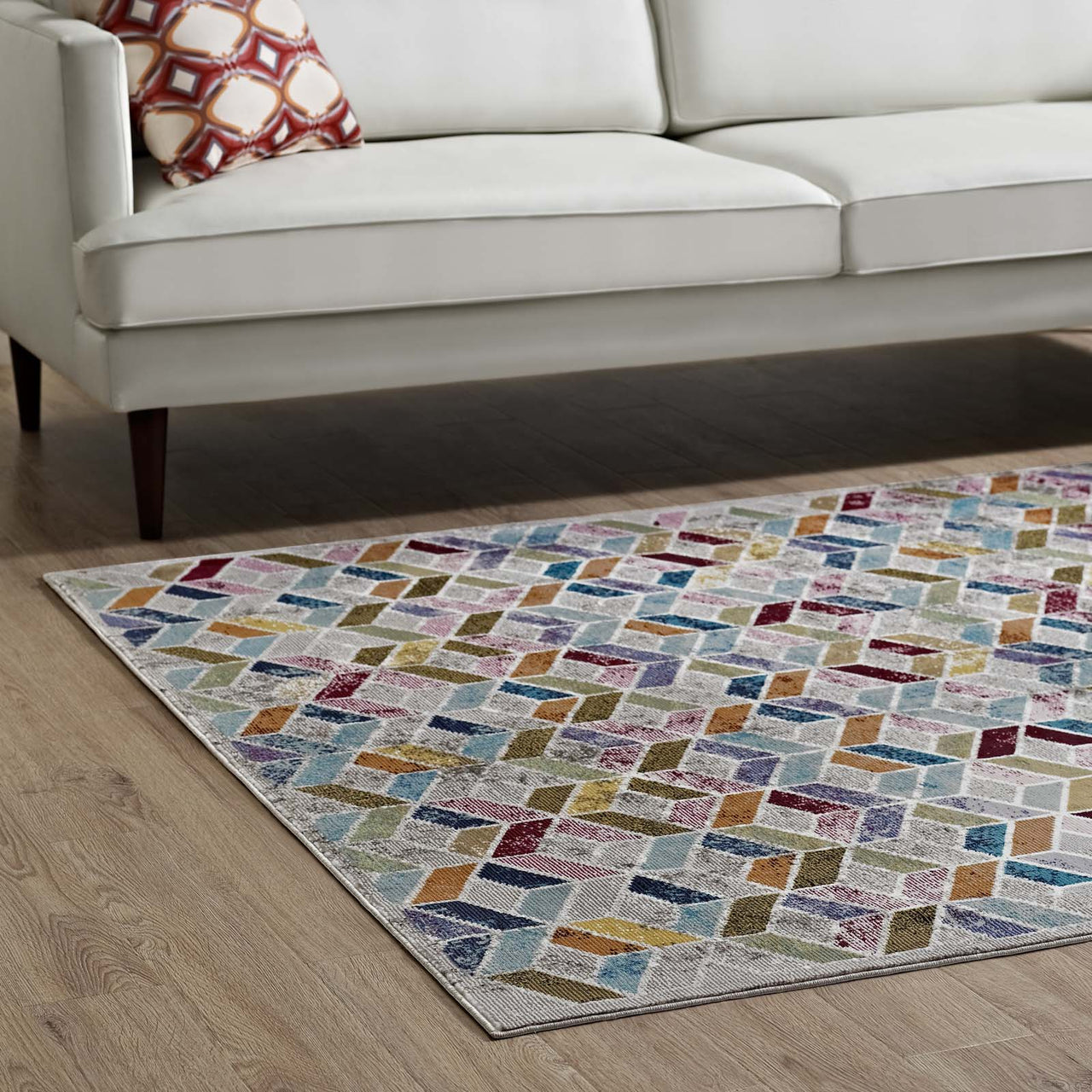 Varying Viewpoints 4x6 Area Rug, Multicolor