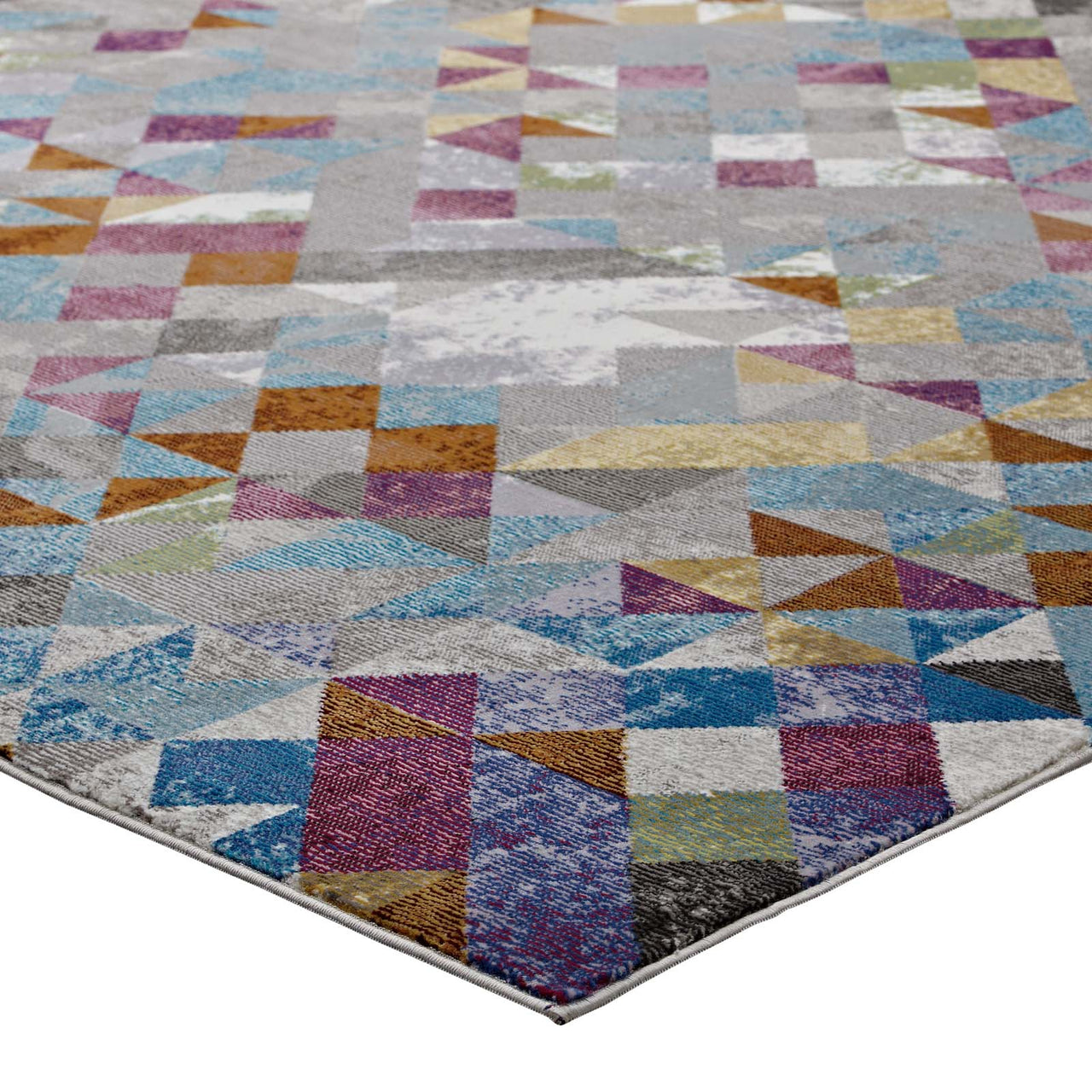 Temporal Glitch 4x6 Area Rug, Multicolor