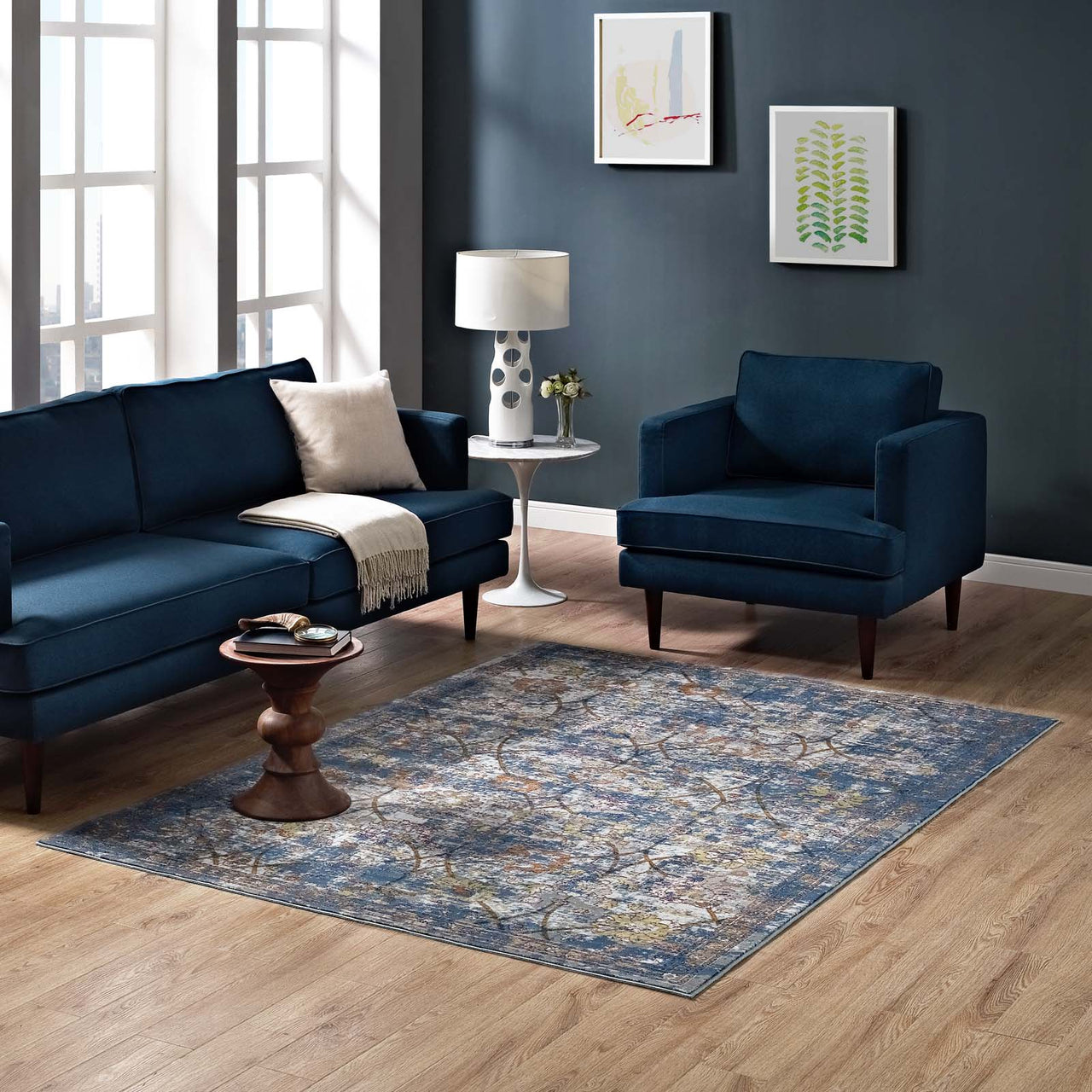 Archetype 8x10 Area Rug, Multicolor