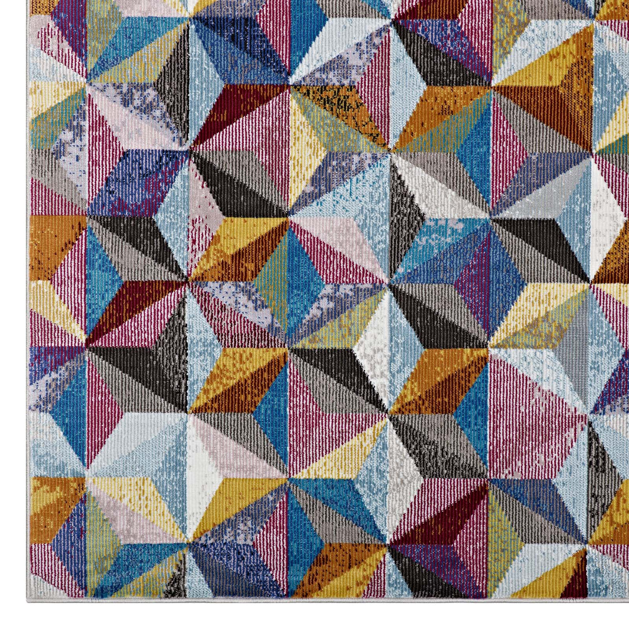 Star Prism 5x8 Area Rug, Multicolor