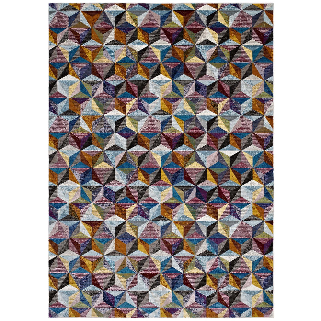 Star Prism 8x10 Area Rug, Multicolor