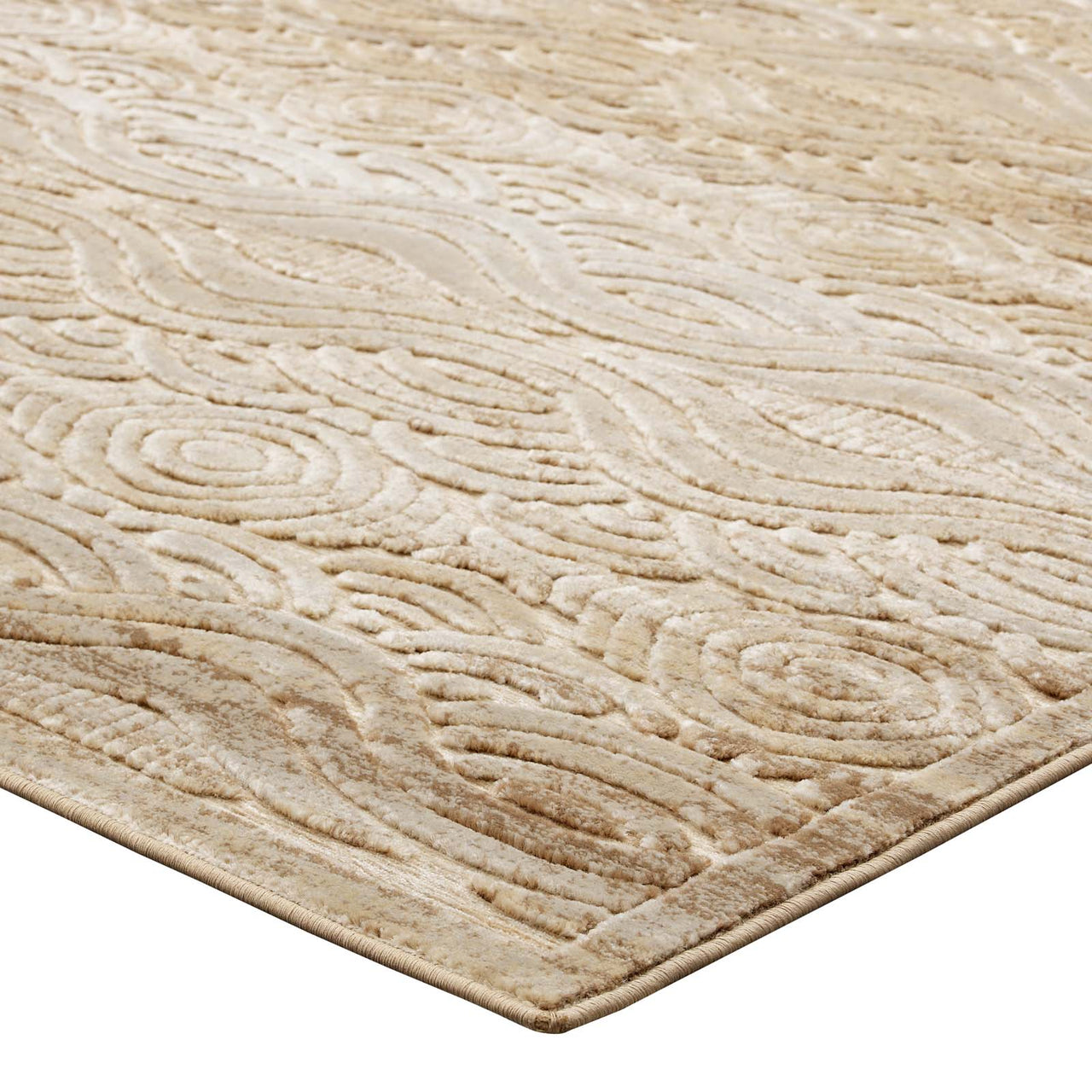 Desert Mirage 8x10 Area Rug, Tan & Cream