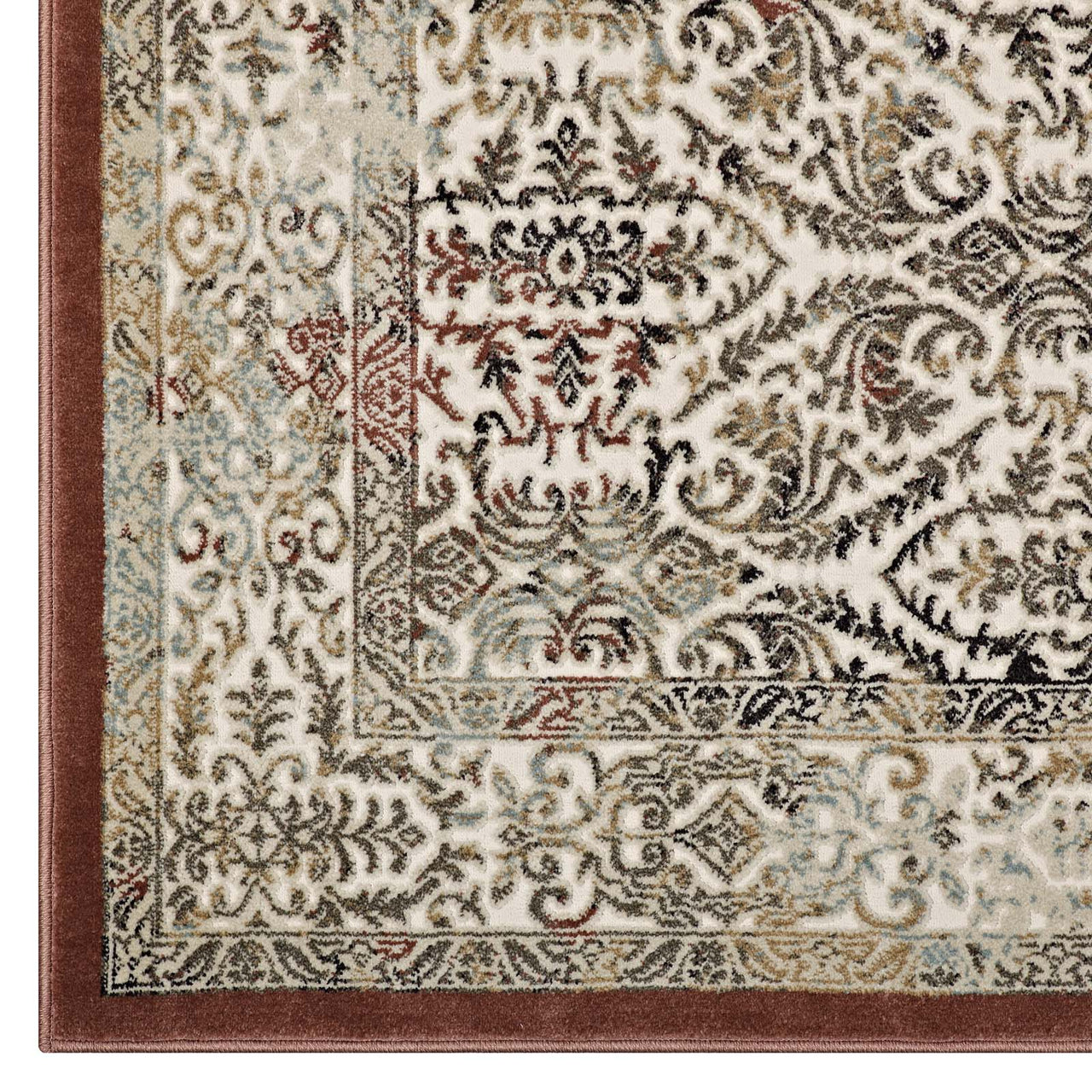 Sealed Vault 5x8 Area Rug, Tan & Brown