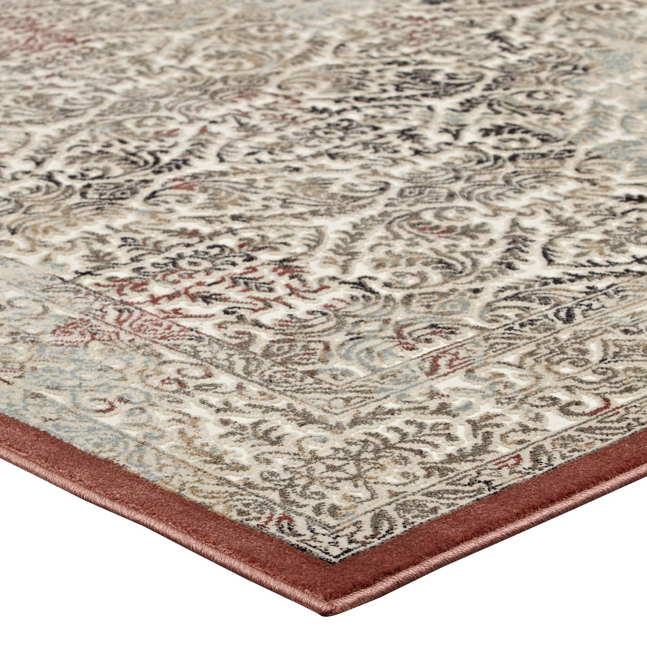 Sealed Vault 5x8 Area Rug, Tan & Brown