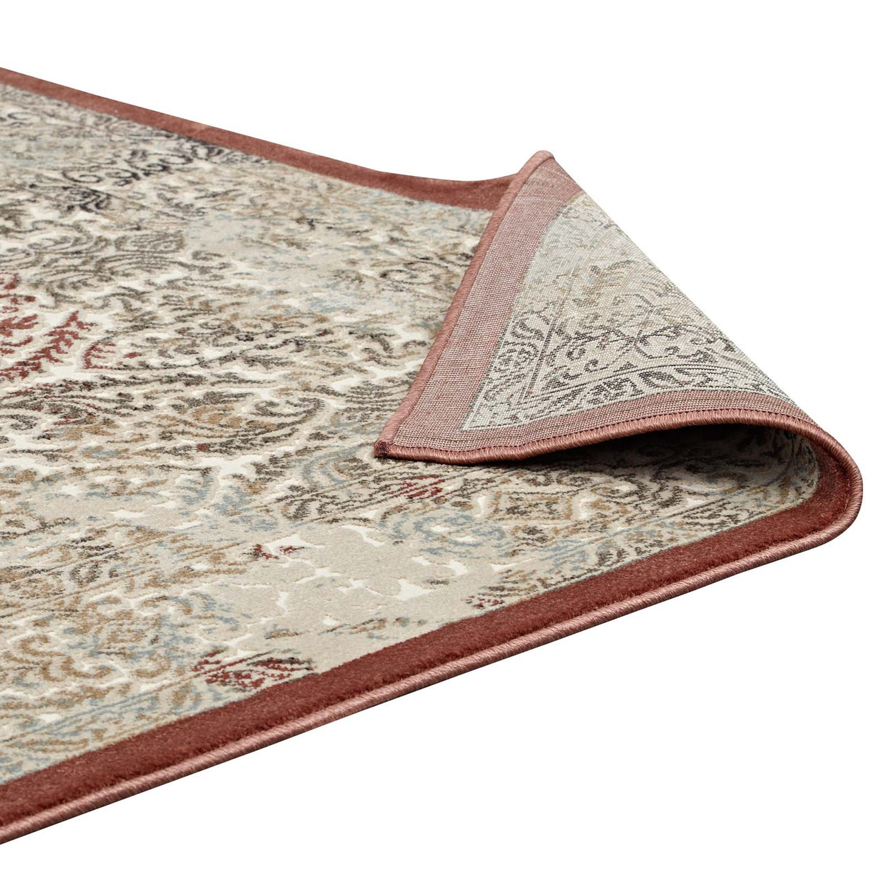 Sealed Vault 5x8 Area Rug, Tan & Brown