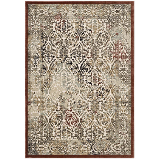 Sealed Vault 8x10 Area Rug, Tan & Brown