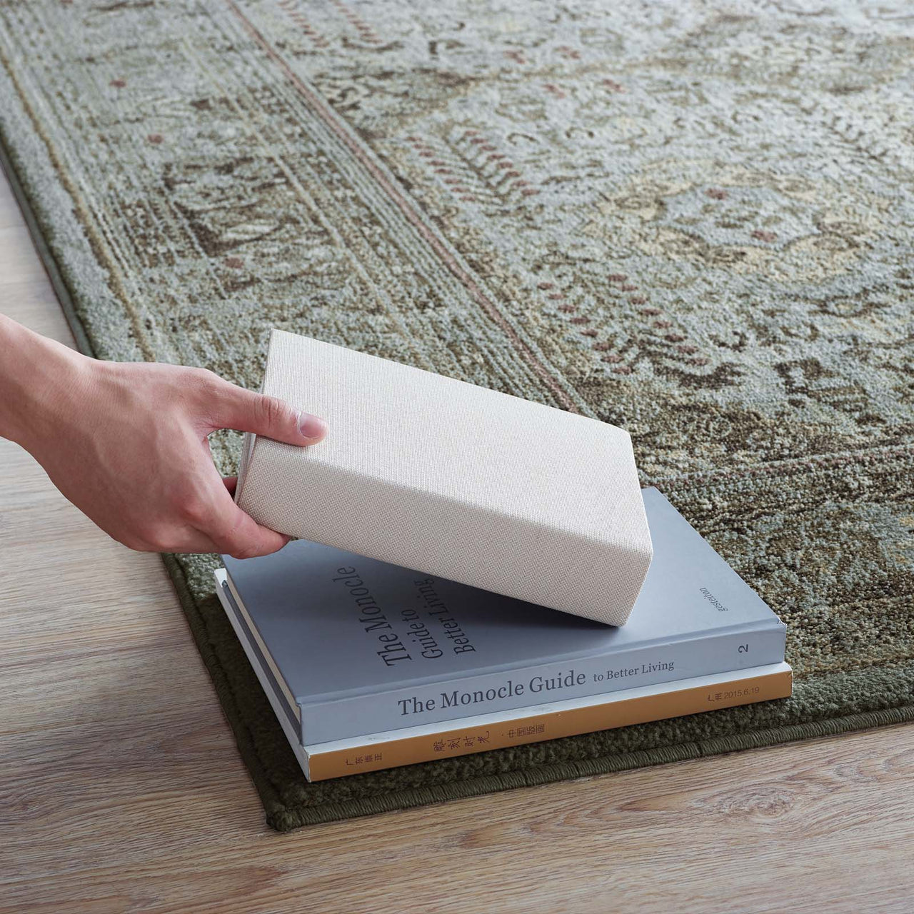 Four Winds 5x8 Area Rug, Brown & Blue