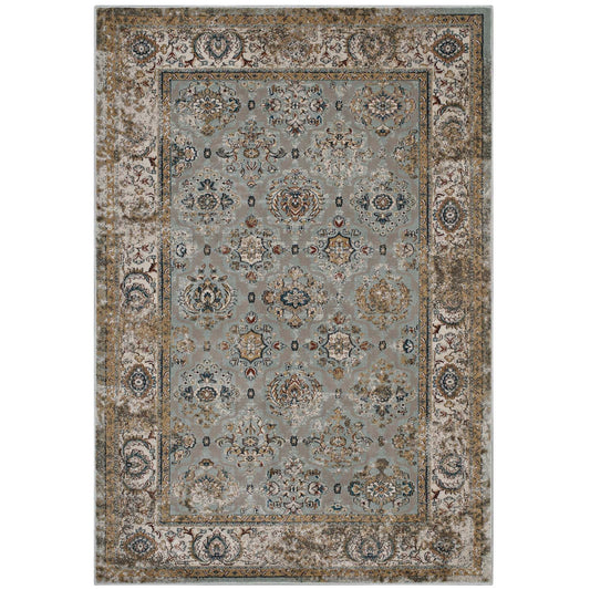 Ancient Battlefield 5x8 Area Rug, Multicolor