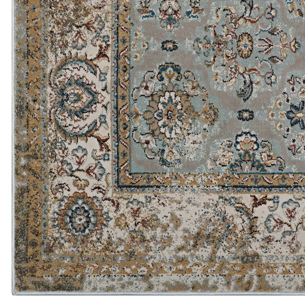 Ancient Battlefield 5x8 Area Rug, Multicolor