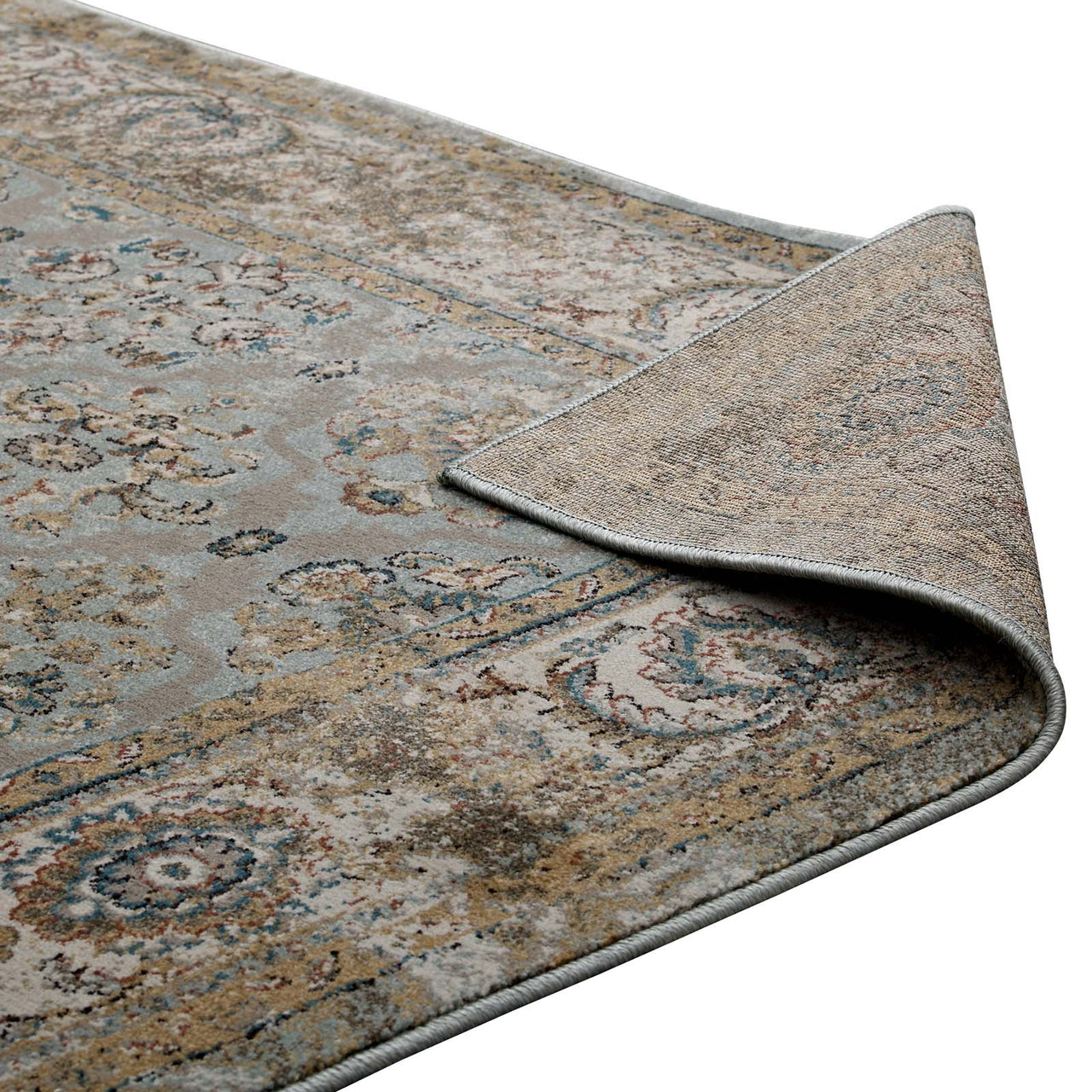 Ancient Battlefield 5x8 Area Rug, Multicolor
