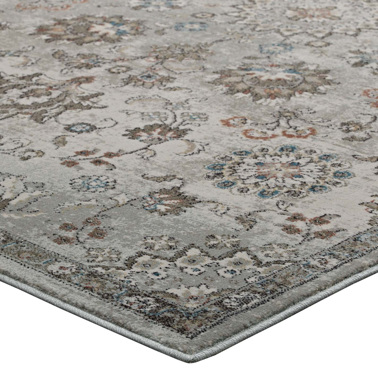 Starlight Ceremony 5x8 Area Rug, Silver & Brown