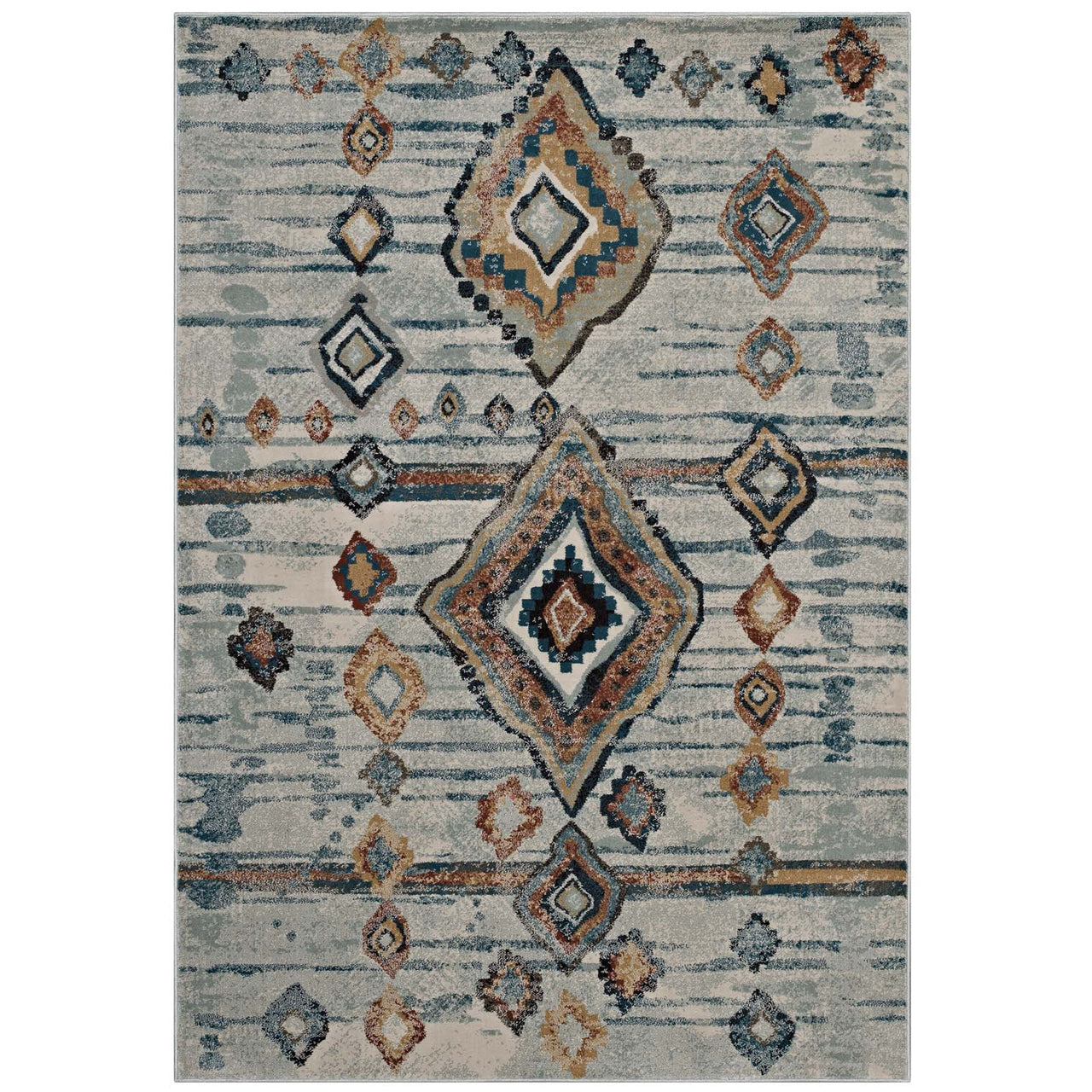 Fading Memories 5x8 Area Rug, Multicolor