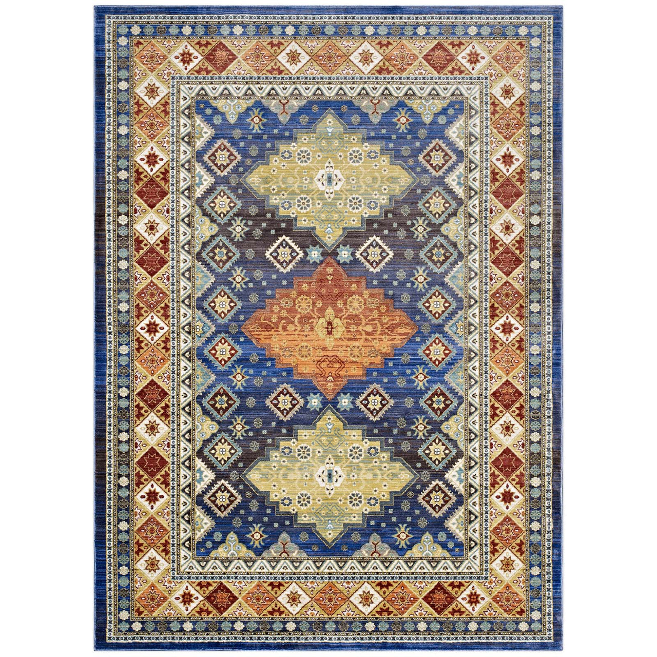 Skywatcher 4x6 Area Rug, Multicolor