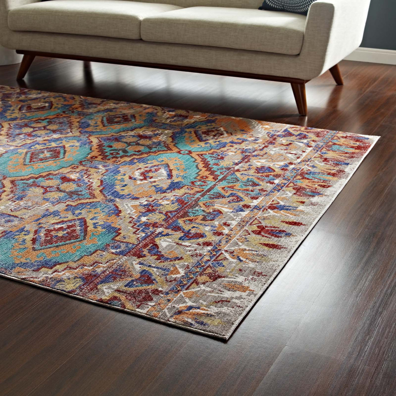 Zantira Arrowhead 5x8 Area Rug, Multicolor