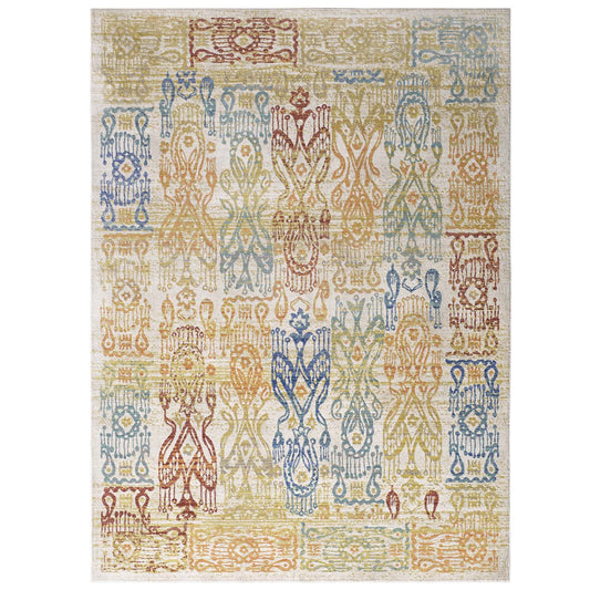 Ancient Ancestors 8x10 Area Rug, Multicolor