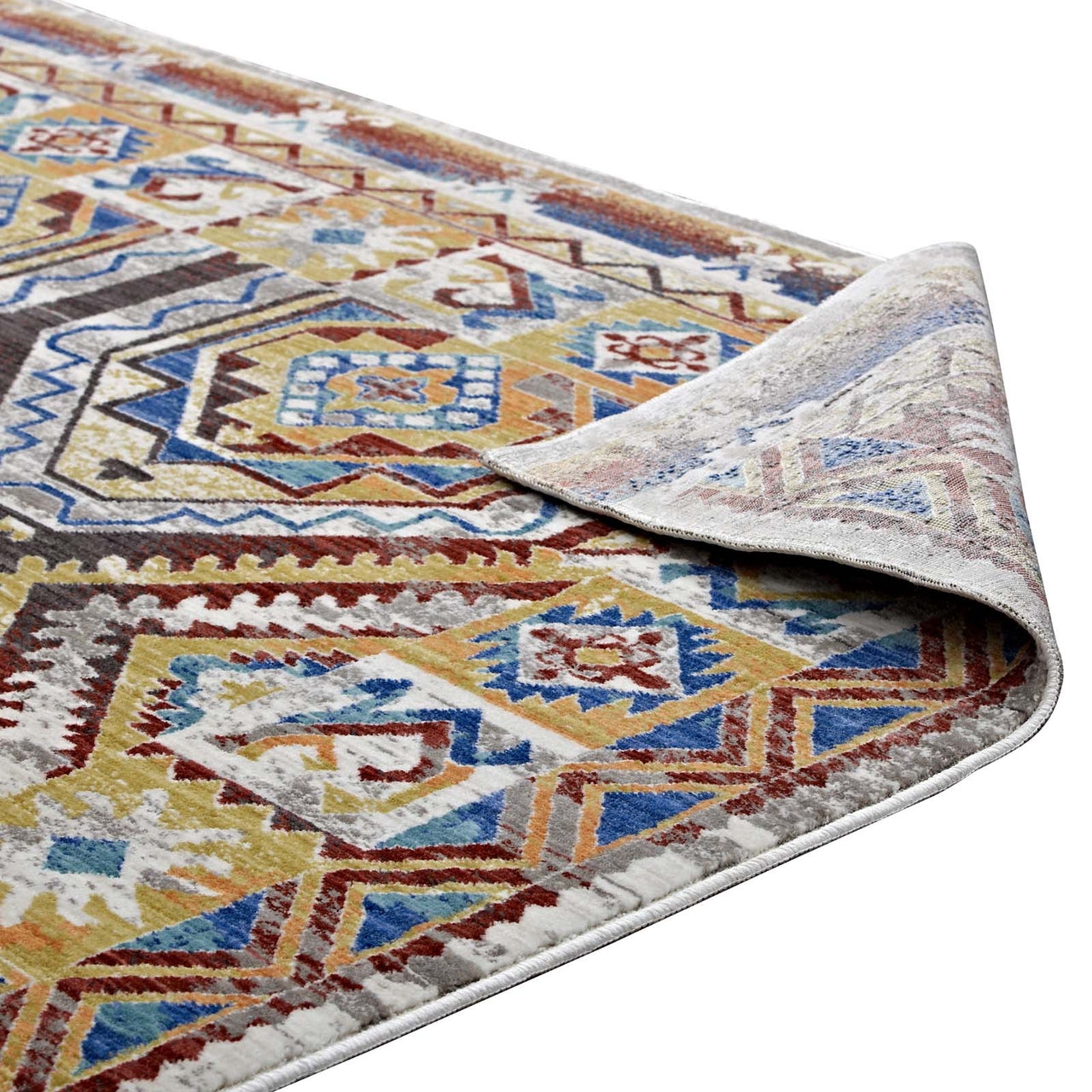 Zocalo Pyramid 5x8 Area Rug, Multicolor