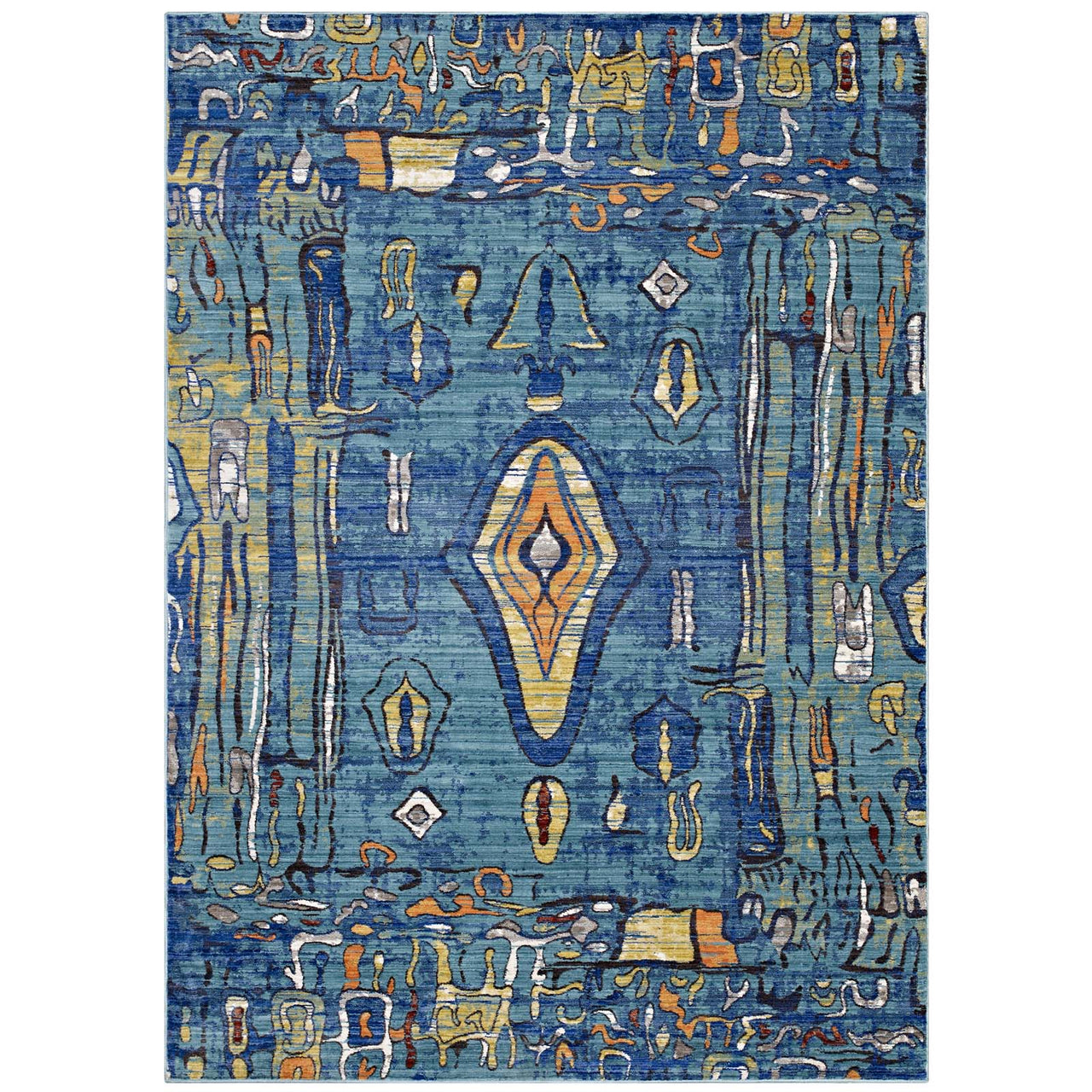 Open Mind 4x6 Area Rug, Multicolor