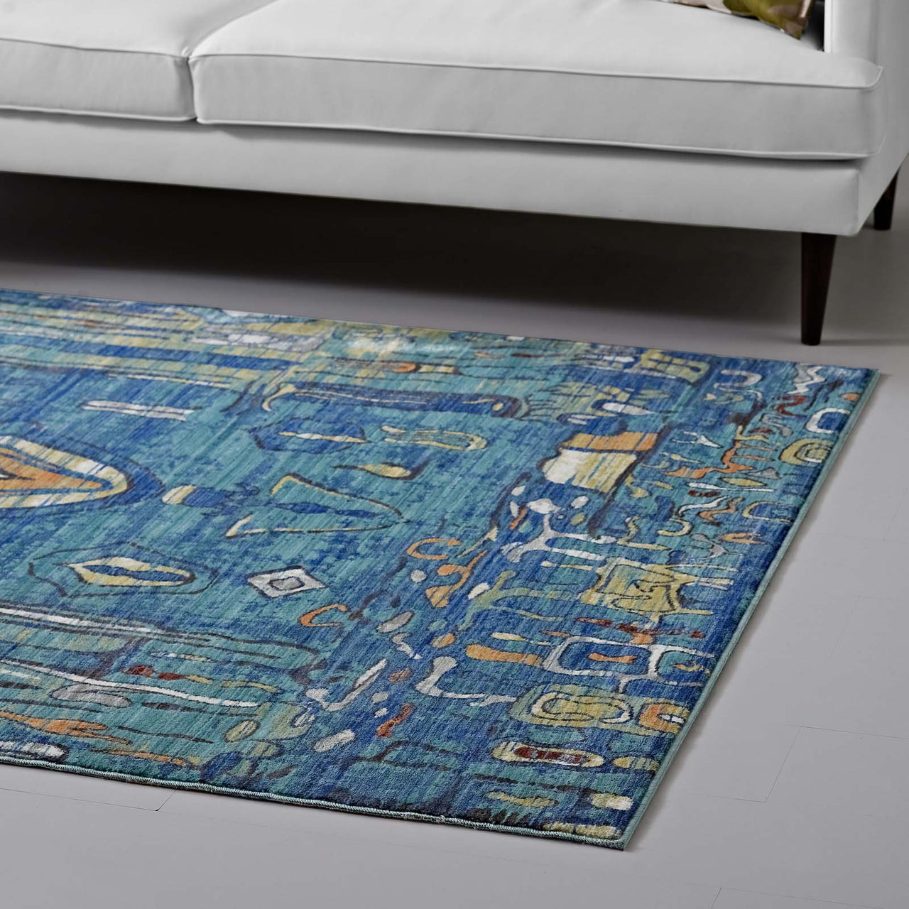 Open Mind 4x6 Area Rug, Multicolor