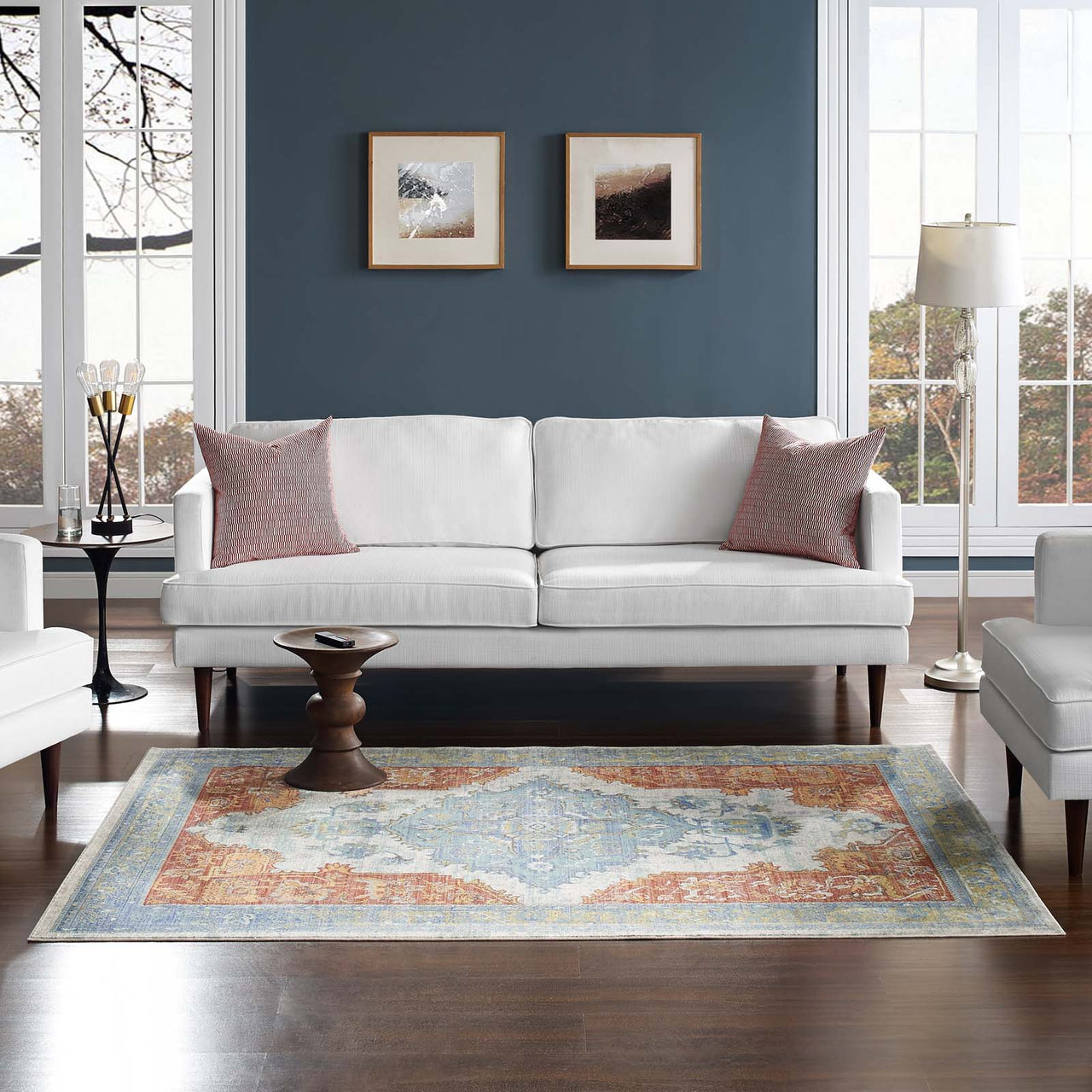 Ancient Visions 4x6 Area Rug, Multicolor