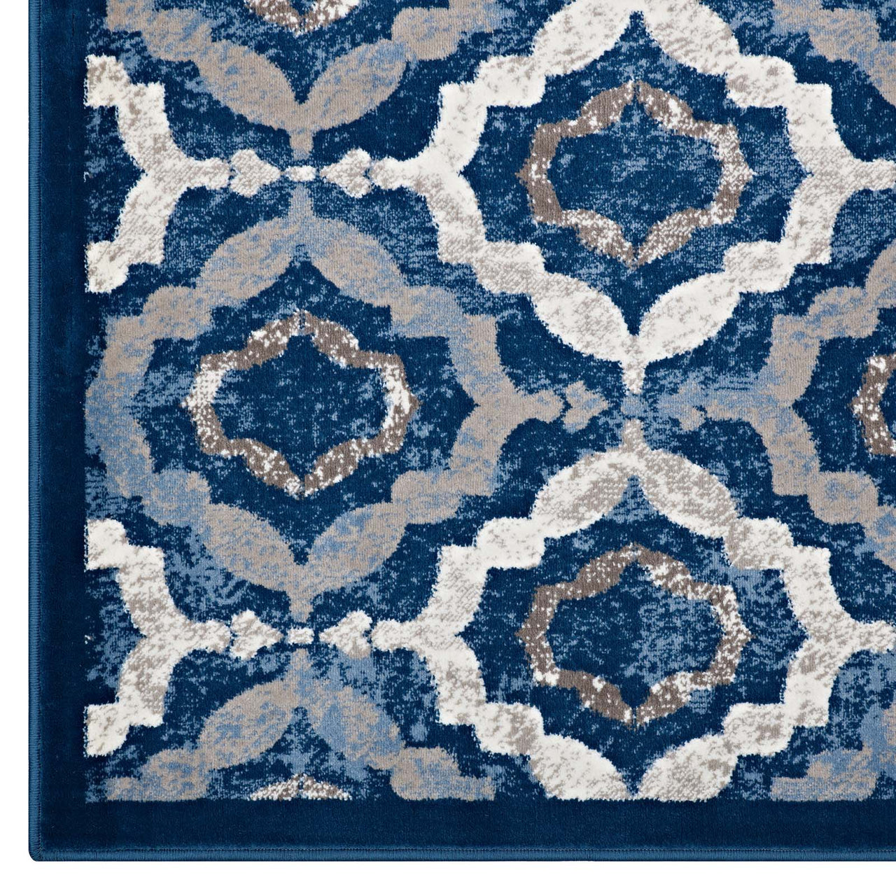 Vision 5x8 Area Rug, Beige & Navy