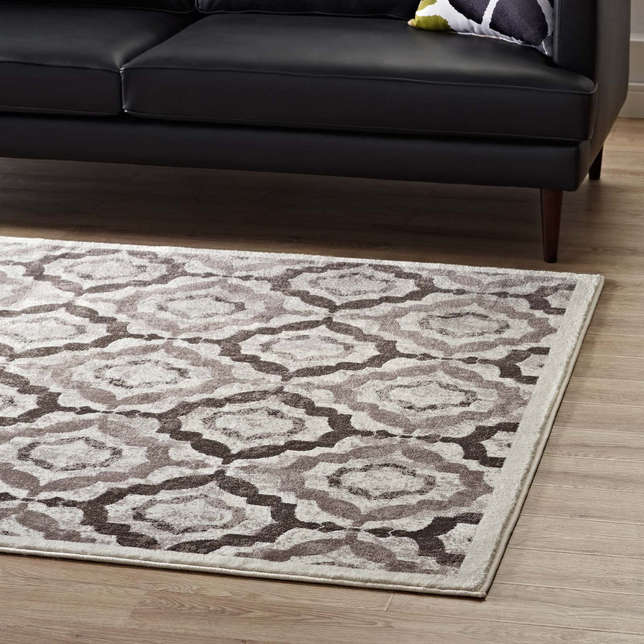 Vision 8x10 Area Rug, Brown & Navy