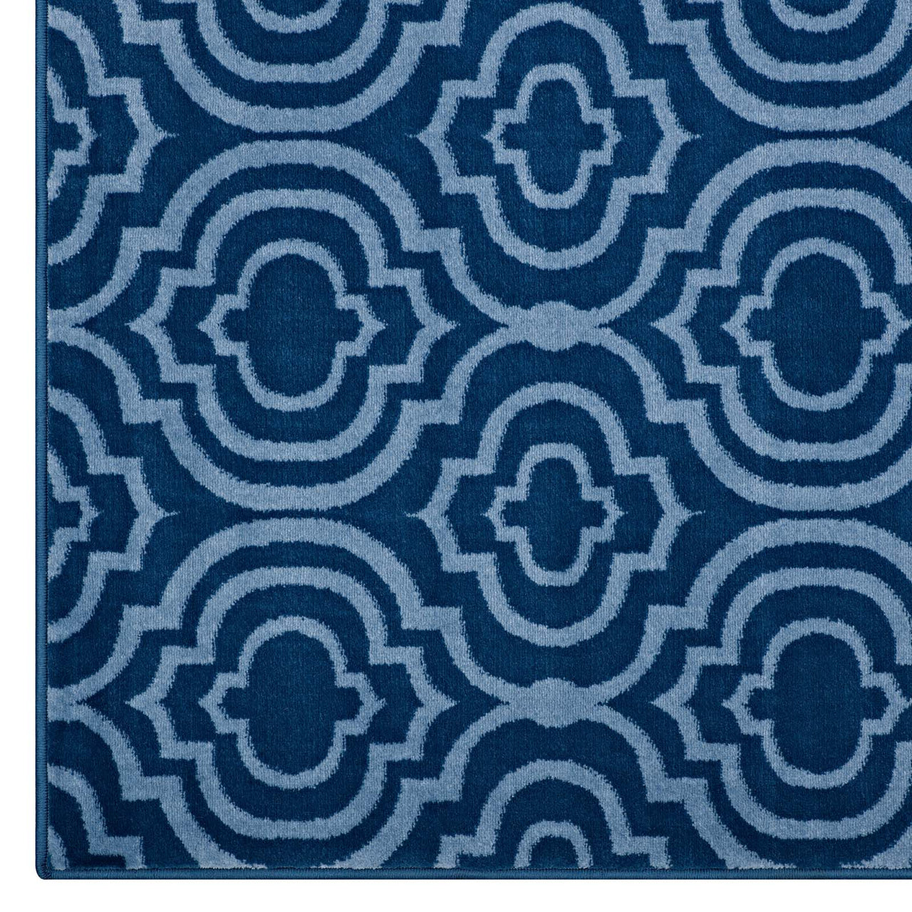Focal Point 5x8 Area Rug, Navy & Light Blue