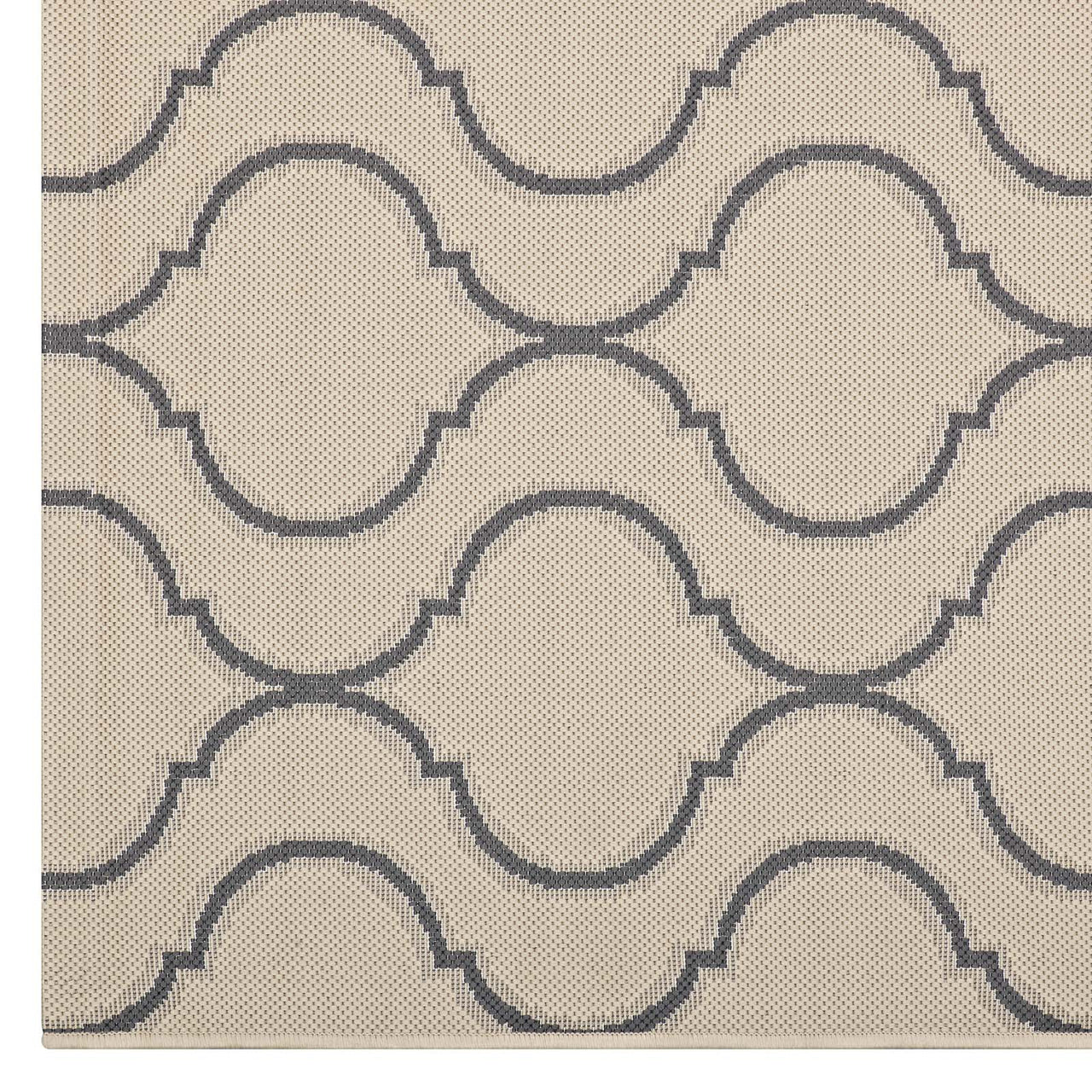 Vibrate Indoor | Outdoor 8x10 Area Rug, Beige & Gray