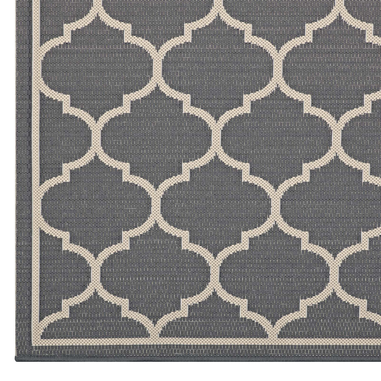 Zahara Scale Indoor | Outdoor 8x10 Area Rug, Gray & Beige