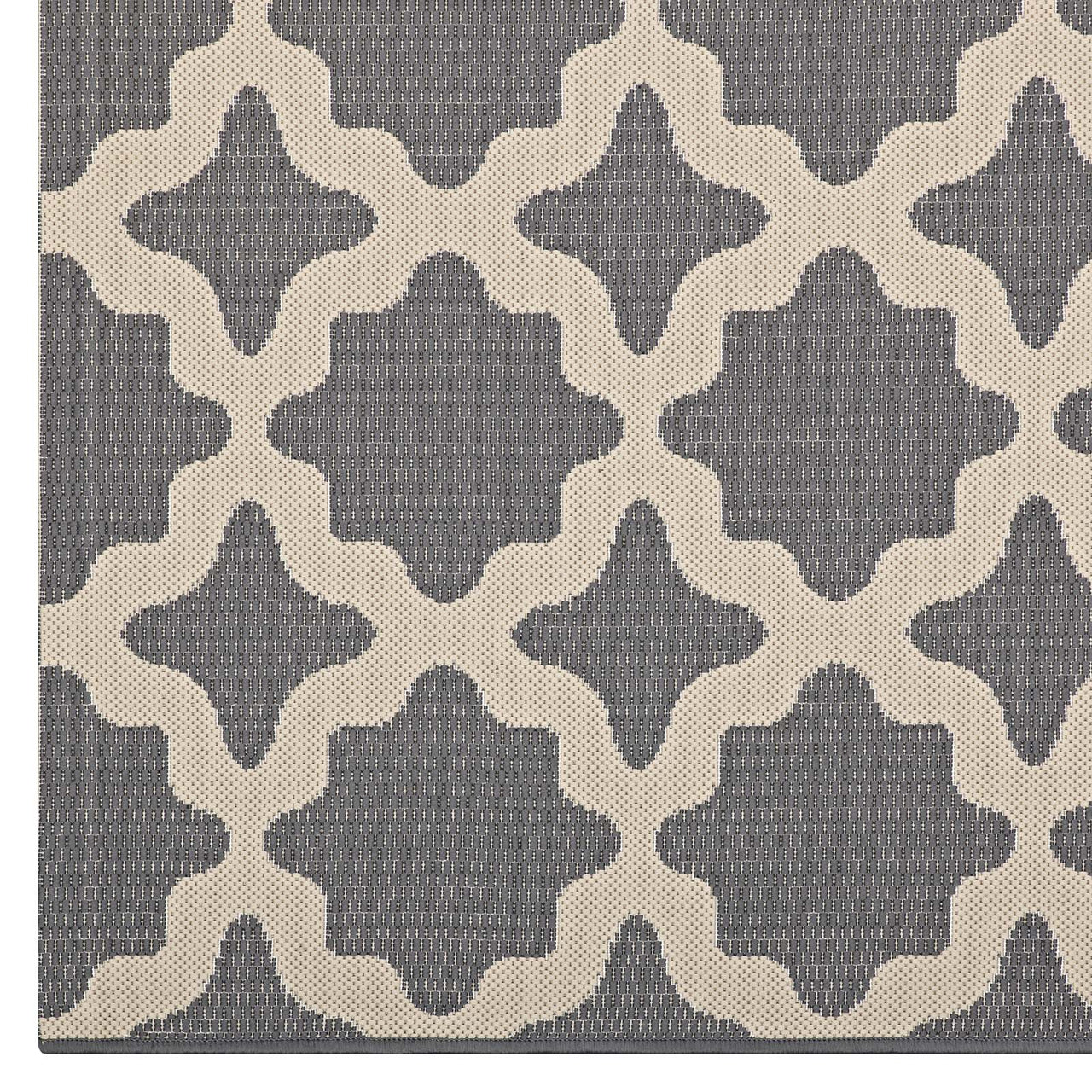 Cyrelle Indoor | Outdoor 8x10 Area Rug, Gray & Beige